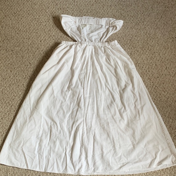 Petal and Pup White Strapless Open Back Dress - Picture 4 of 6